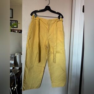 Zara Women's Yellow Chinos